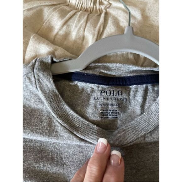 Polo by Ralph Lauren Big Pony t-shirt, gray, size small (8), cotton - Picture 12 of 16